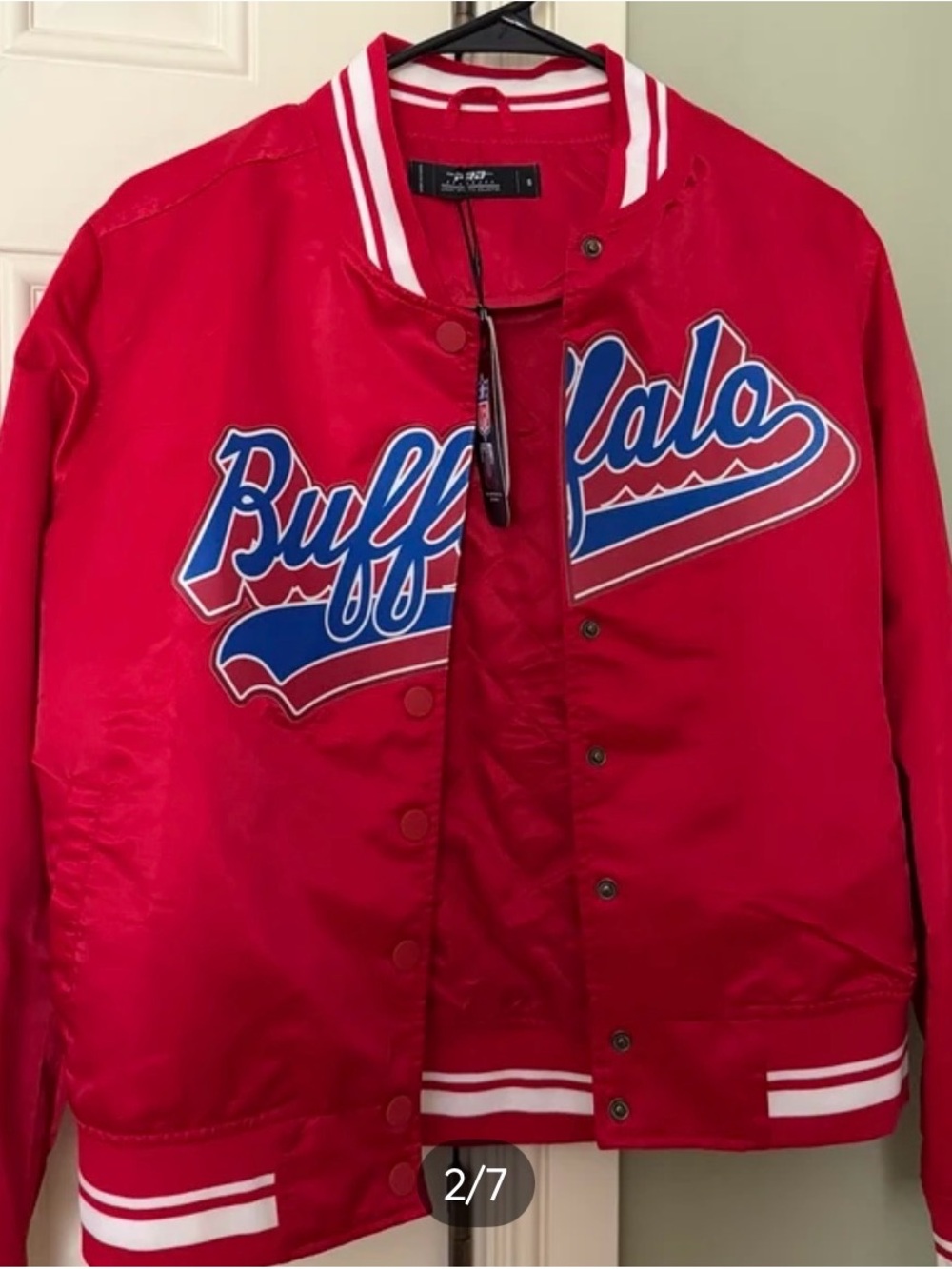 Buffalo Red Varsity Jacket - Womens